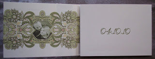 Custom Paisley Wedding Invite Sample