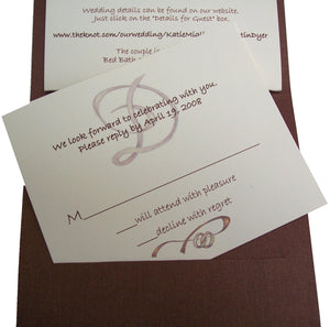 Fold-over Wedding Program - Designs by Ginny