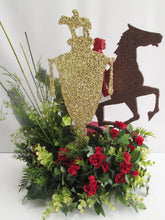 Load image into Gallery viewer, Kentucky Derby themed centerpiece - Designs by Ginny

