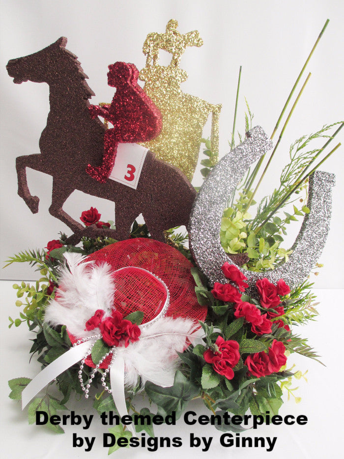 Kentucky Derby Themed Centerpiece – Designs by Ginny