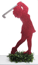 Load image into Gallery viewer, Female golfer centerpiece - Designs by Ginny
