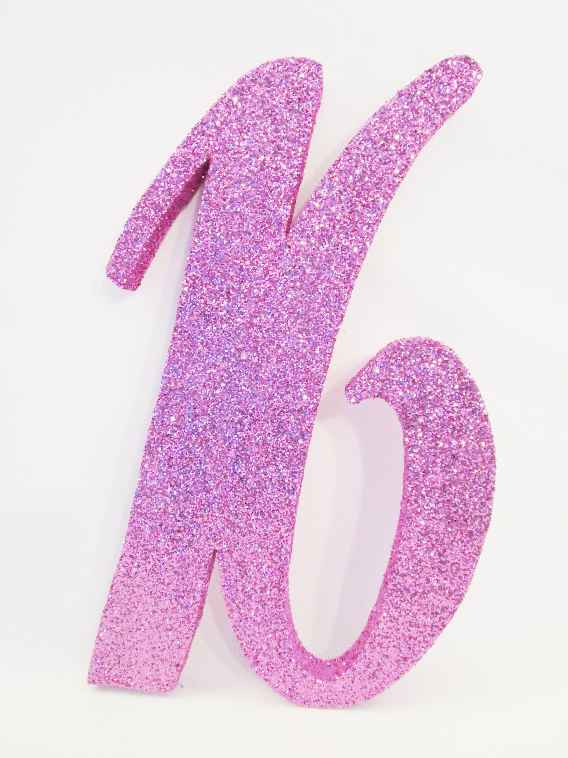 Pink large number 16 cutout - Designs by Ginny