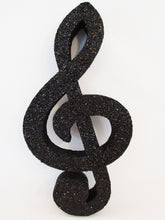 Load image into Gallery viewer, Large Styrofoam Treble Clef Cutout - Designs by Ginny
