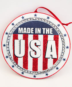 Made in the USA tree ornament