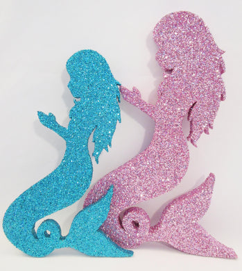 Styrofoam mermaid cutouts - Designs by Ginny