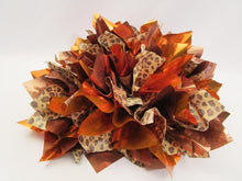 Load image into Gallery viewer, Orange-bronze-leopard metallic tissue base - Designs by Ginny
