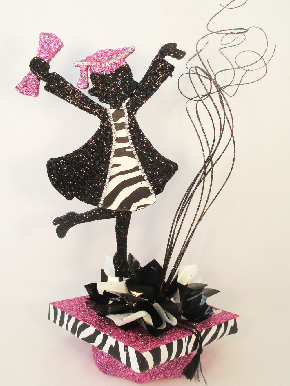 Grad Girl Styrofoam Cutout for Graduation Centerpieces – Designs by Ginny