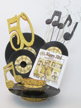 Load image into Gallery viewer, Motown themed centerpiece - Designs by Ginny
