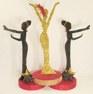 Motown singers centerpiece - Designs by Ginny