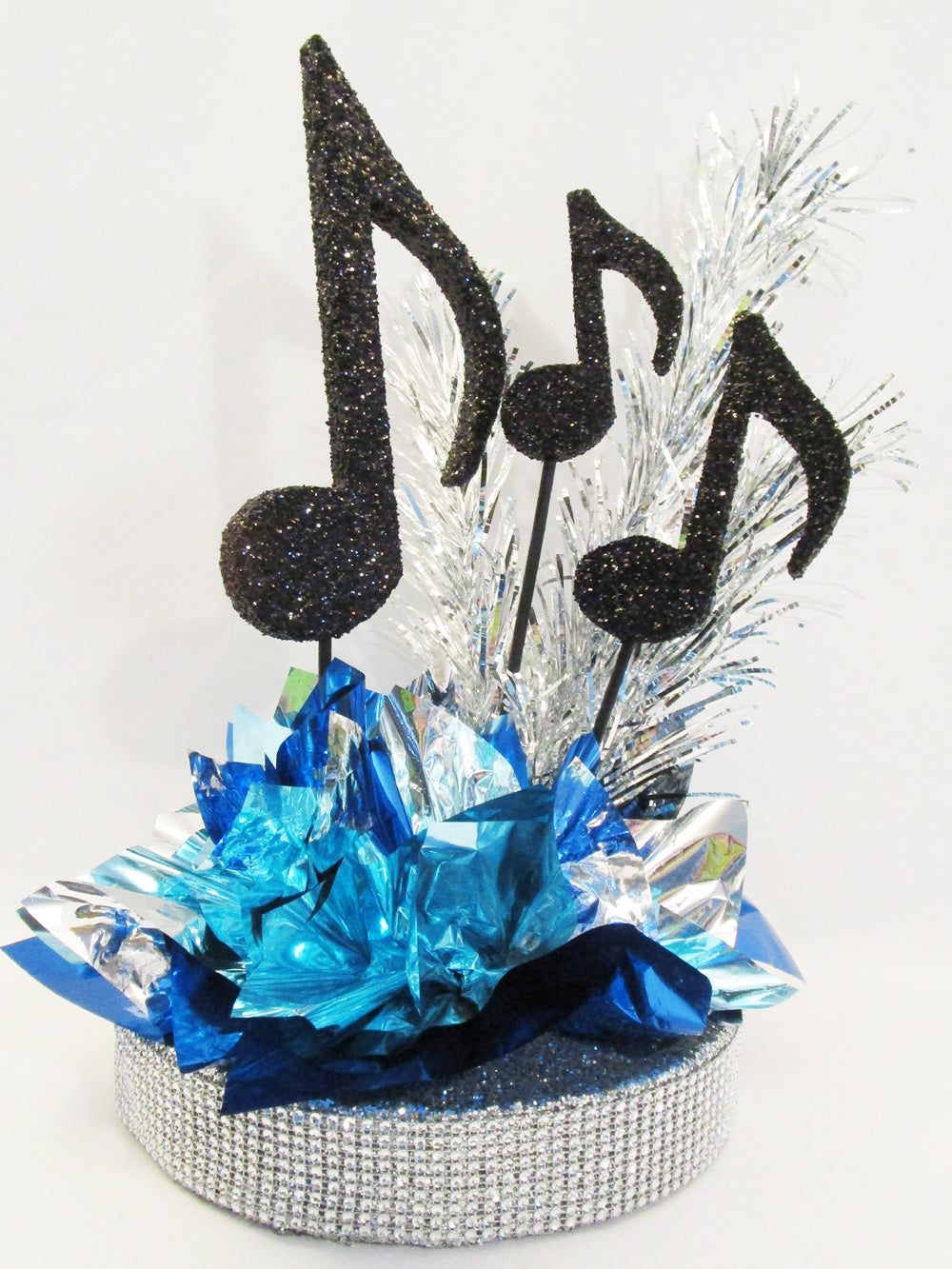 Musical notes table centerpiece - Designs by Ginny