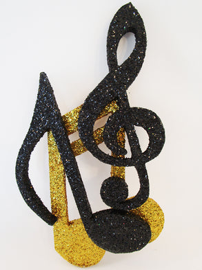 Styrofoam musical notes cutout - Designs by Ginny
