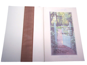 Vellum Cover Booklet Program