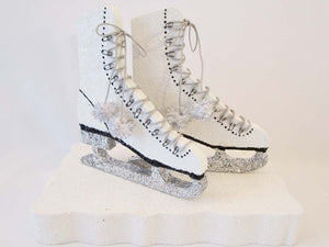 Ice skate centerpiece - Designs by Ginny