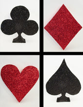 Load image into Gallery viewer, Club,Diamond,Heart,Spade playing card symbols
