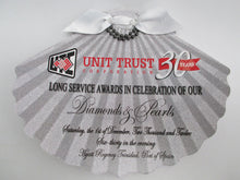 Load image into Gallery viewer, Shell shaped Anniversary Program - Designs by Ginny
