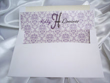 Load image into Gallery viewer, Lace and Pearls Wedding Invite
