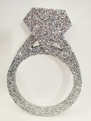 Styrofoam Engagement Ring cutout - Designs by Ginny