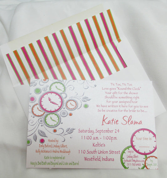 Round the Clock Invite