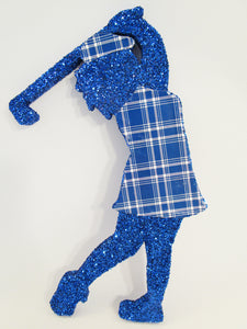Woman Golfer royal Blue - Designs by Ginny