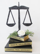 Load image into Gallery viewer, Scales of Justice centerpiece - Designs by Ginny
