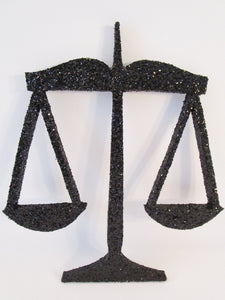 Styrofoam scales of justice - Designs by Ginny