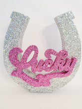 Load image into Gallery viewer, Lucky Horseshoe centerpiece - Designs by Ginny
