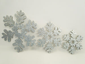 Styrofoam snowflake cutouts - Designs by Ginny