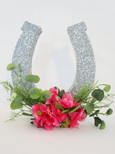 Load image into Gallery viewer, Horseshoe silk floral centerpiece - Designs by Ginny
