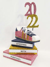 Load image into Gallery viewer, Stepping with Purpose Graduation Centerpiece - Designs by Ginny
