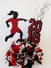 Load image into Gallery viewer, Female soccer player centerpiece - Designs by Ginny
