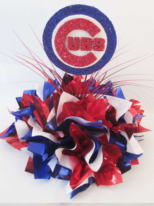 South Bend Cubs Logo Table Centerpiece