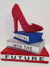 Load image into Gallery viewer, high heel shoe graduation centerpiece - Designs by Ginny
