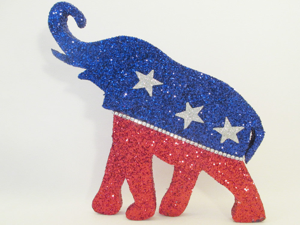 GOP Elephant Cutout - Designs by Ginny