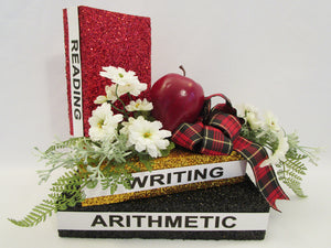 Reading, Writing, Arithmetic Centerpiece - Designs by Ginny