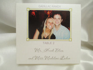 Place-card with picture