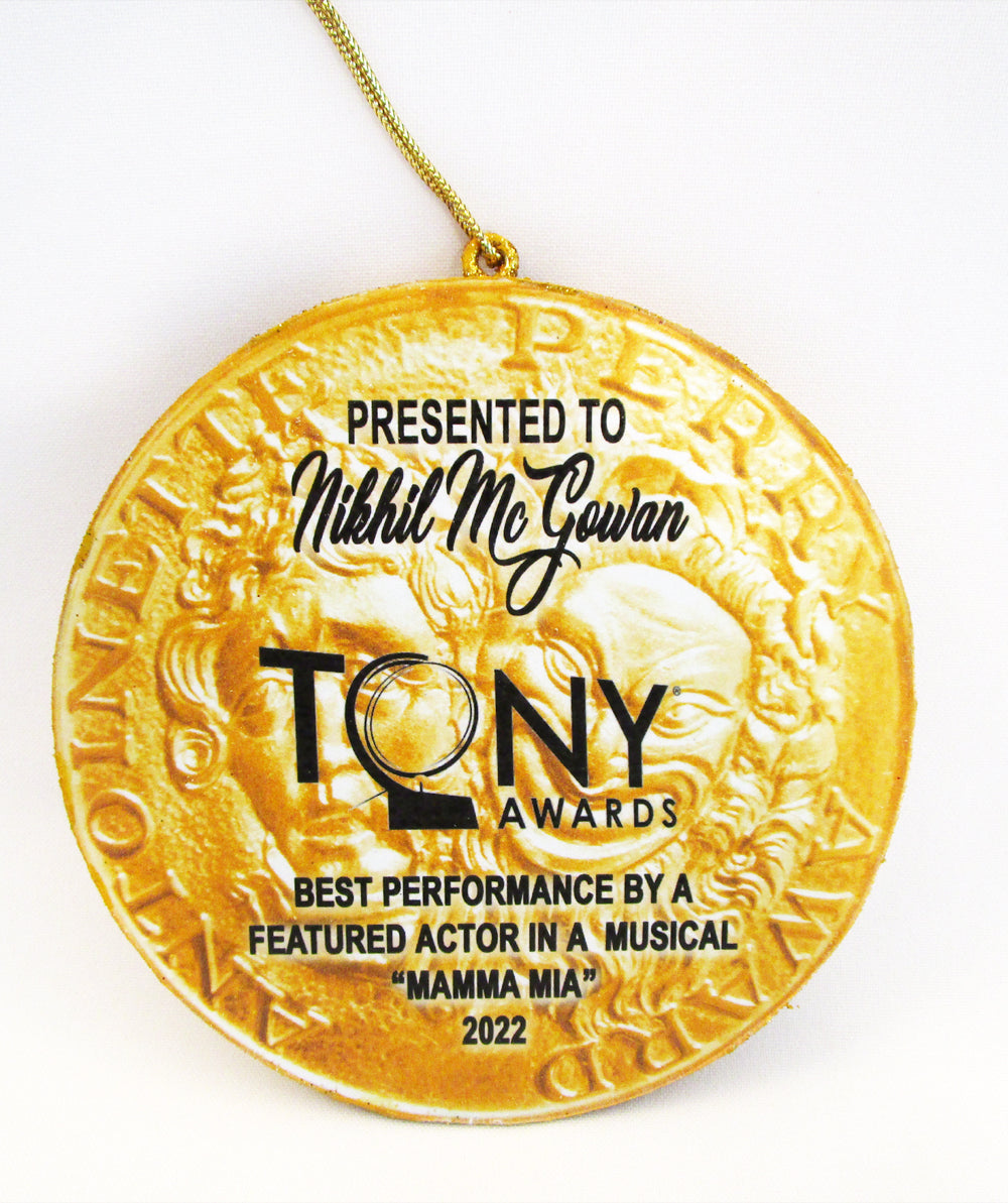 Tony Award Tree Ornament - Designs by Ginny