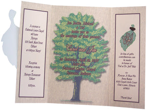 Tree Wedding Invite