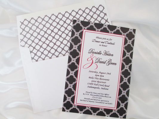 Trellis Couple Shower Invite
