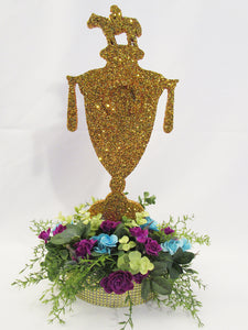 Kentucky Derby Trophy Silk Floral Centerpiece