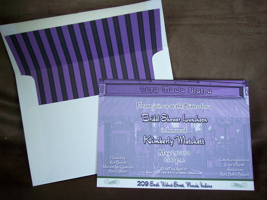 Bridal shower invite - Designs by Ginny