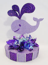 Load image into Gallery viewer, Purple and lavender whale centerpiece - Designs by Ginny
